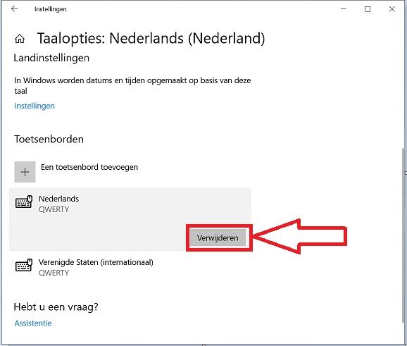 Wanten Nationale volkstelling maat Toetsenbord, Windows 10 Help
